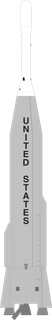 Atlas-Able launch vehicle from USA