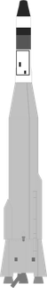 Atlas LV-3 Agena B launch vehicle from USA