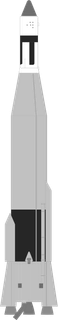 Atlas LV-3 Agena A launch vehicle from USA