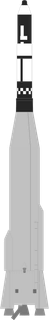 Atlas LV-3 Agena D launch vehicle from USA