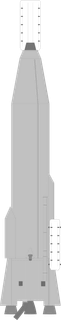 SM-65D Atlas launch vehicle from USA