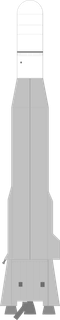 Atlas F MSD launch vehicle from USA