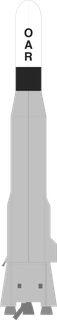 SM-65F Atlas launch vehicle from USA