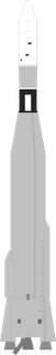 Atlas SLV-3 Agena B launch vehicle from USA