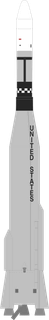 Atlas SLV-3 Agena D launch vehicle from USA