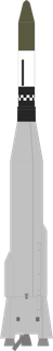 Atlas SLV-3 Agena D launch vehicle from USA