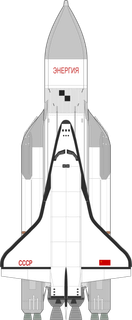 Energiya/Buran launch vehicle from RUS