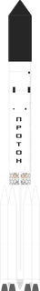 Proton-K launch vehicle from RUS