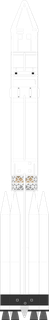 Proton-K launch vehicle from RUS