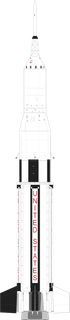 Saturn I launch vehicle from USA