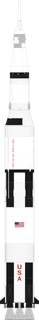 Saturn V launch vehicle from USA