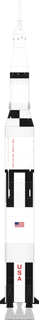 Saturn V launch vehicle from USA