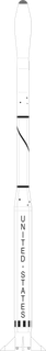 Scout D-1 launch vehicle from USA