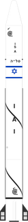 Shavit launch vehicle from ISR