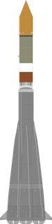 Soyuz-U-PVB launch vehicle from RUS
