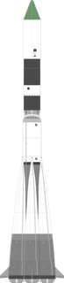 Soyuz U launch vehicle from RUS