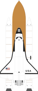 Space Shuttle launch vehicle from USA