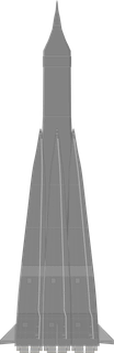 Sputnik 8A91 launch vehicle from RUS