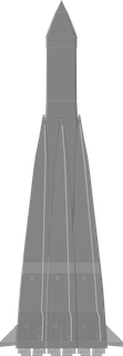 Sputnik 8K71PS launch vehicle from RUS
