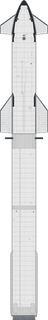 Starship V1 launch vehicle from USA