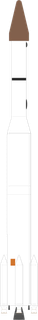 Thorad SLV-2G Agena D launch vehicle from USA