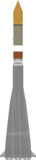 Voskhod launch vehicle from RUS